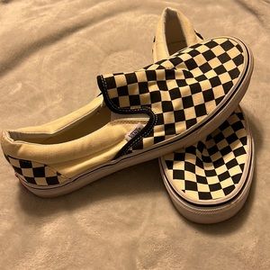 Vans classic Asher checkered slip on